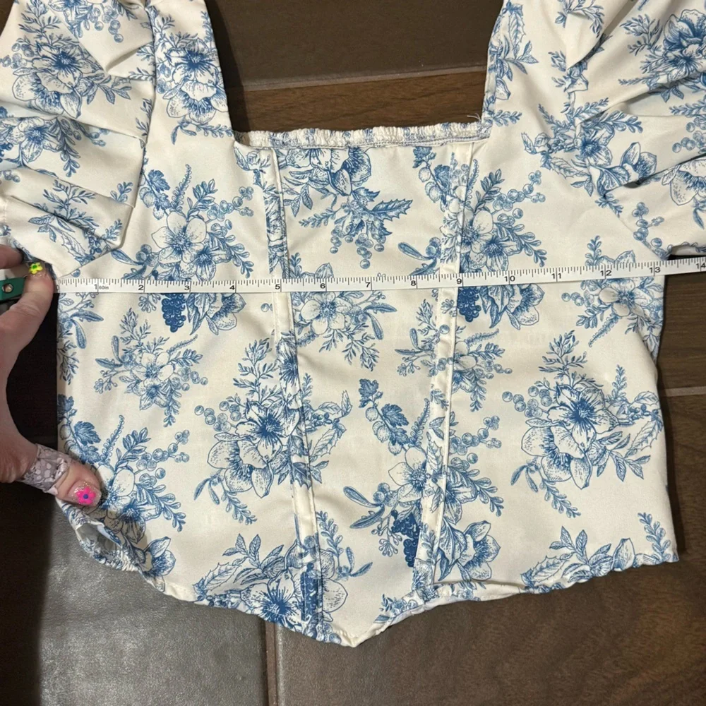 SHEIN blue white